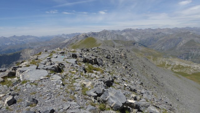 Traversée de la crête