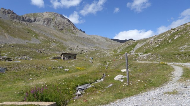 Du point de départ, l'objectif est bien visible