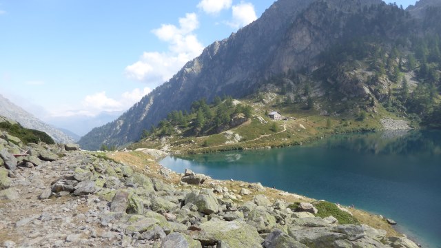 Retour au Rifugio Livio Bianco