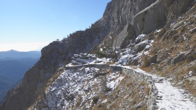 Sur le sentier aérien