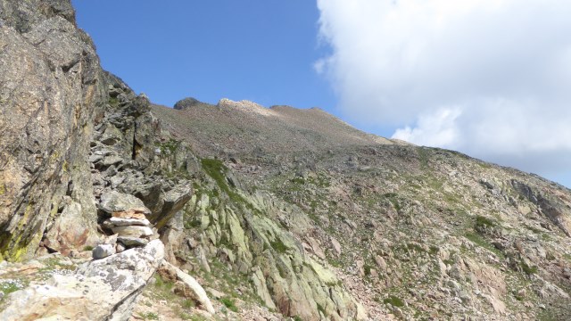 Du Colle dell'Aver vers la Testa Gias del Laghi