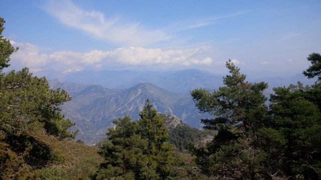 Vue sur la Madone d'Utelle