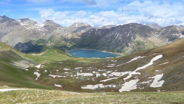 Lac d'Allos de la Tête de Valplane