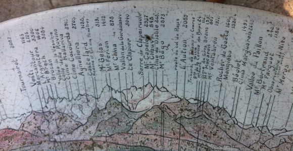 Table d'orientation de la Garoupe