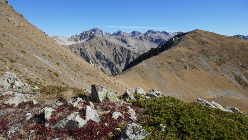 Au-dessus du Col de la Vallette des Adus