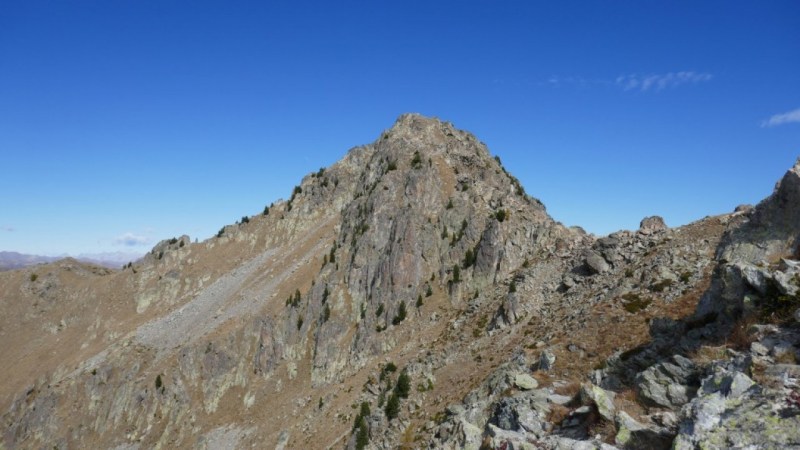 Sous la Cime de la Costette, vers le Caïre Archas