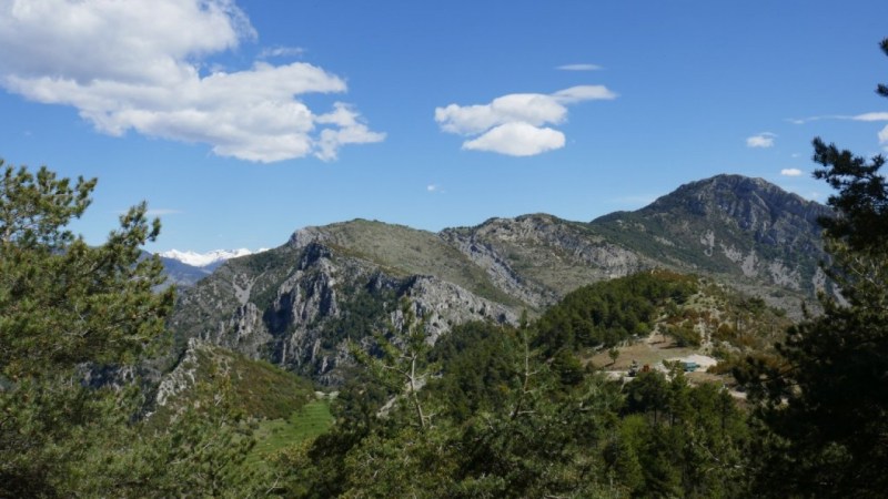 A gauche, la Cime de l'Autaret, à droite, la Cime de Rocca Sièra