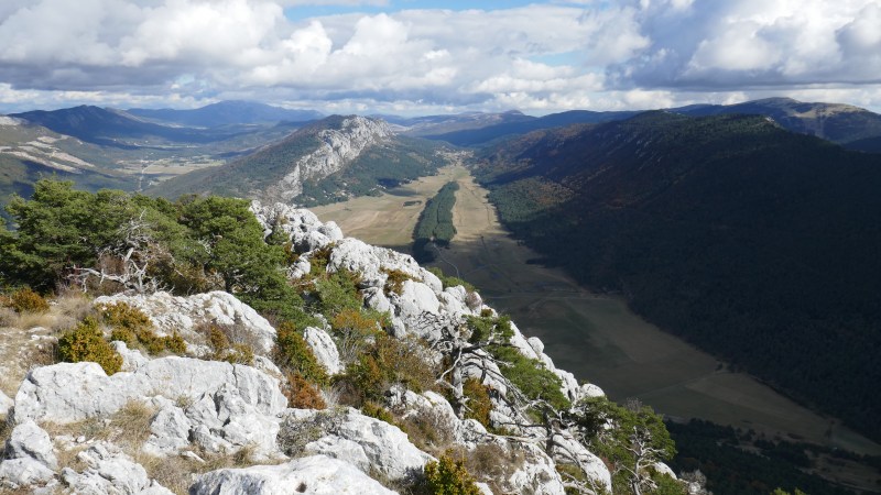 Plaine de Caille vue du Bauroux