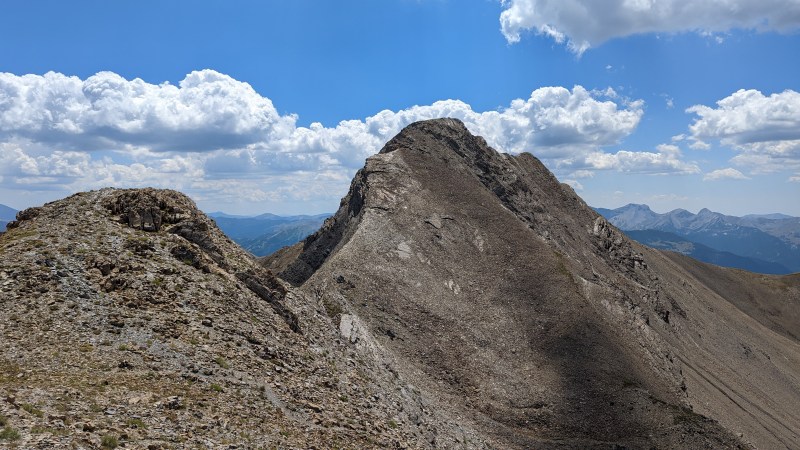 Arrivée face à l'Aupillon