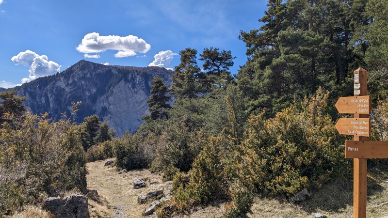 Au départ du Col de la Sinne