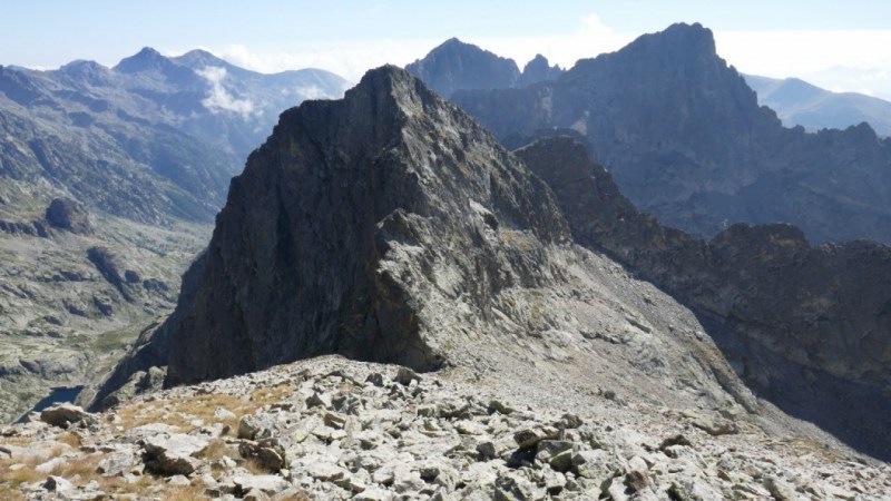 Juste au-dessus de la Brèche Cabret et du Mont Colomb