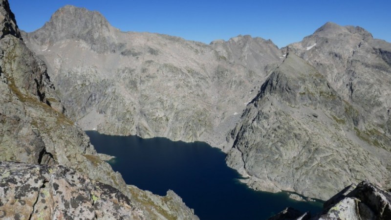 Lac Long et Cime de la Malédie