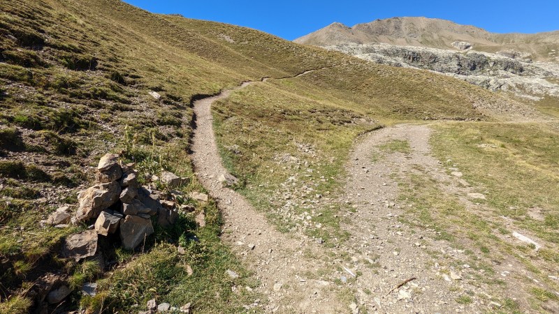 Début du sentier du Lac Verdet