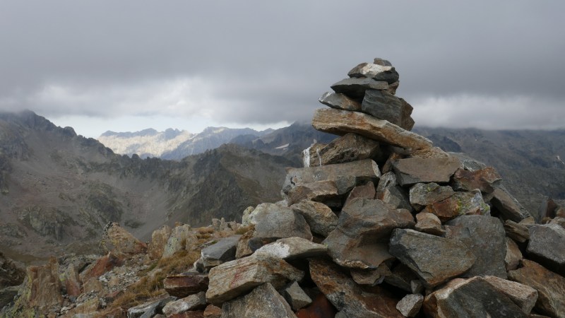 Au sommet de la Cime de l'Agnellière à 2.700 mètres