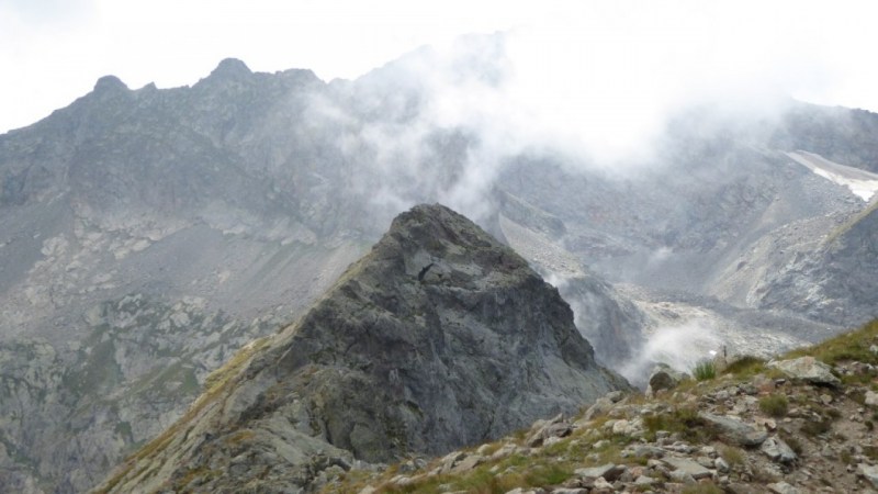 Juste au-dessus de la Pointe de l'Agnel