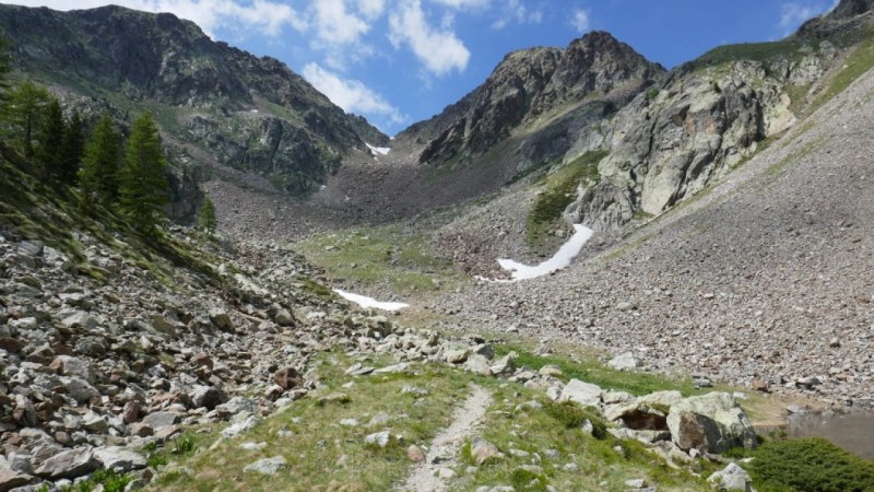 Au Lac de Cerise, vers le Col de Cerise