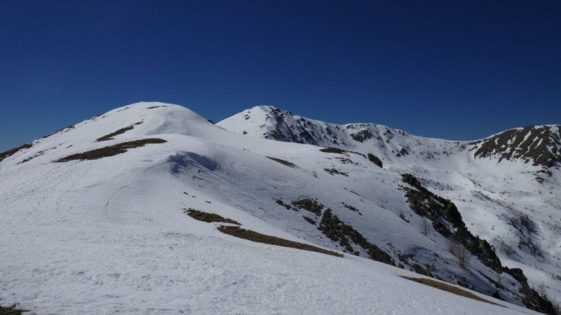 Arrivée sur la crête entre Gordolasque et Fenestre