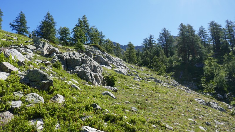 Montée vers les Lacs de Terre Rouge