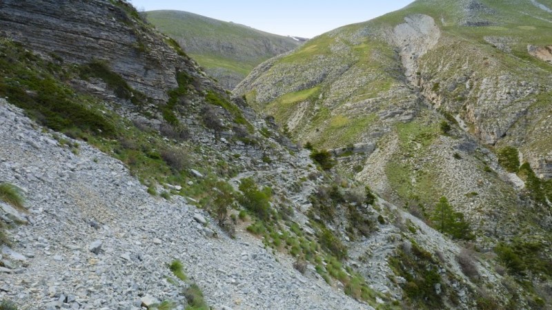 L'entrée de la Gorge de Mélina