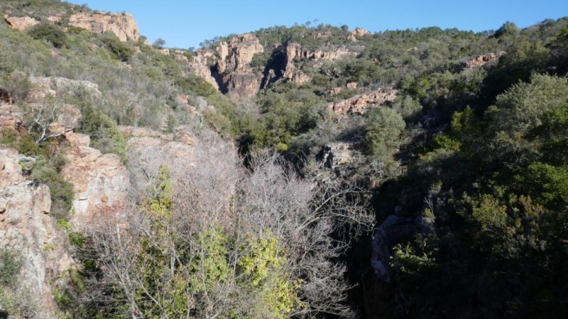 En bas des Gorges du Blavet