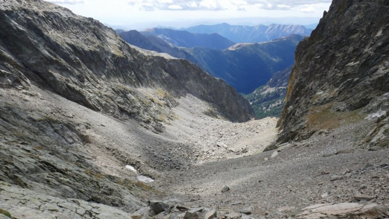 Vue plongeante sur la Combe de Cougourde