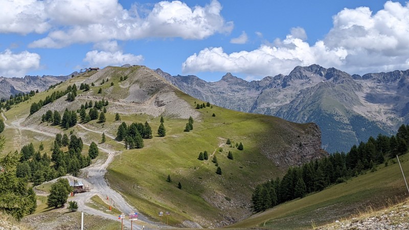 Vers la Cime de la Bercha