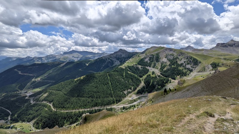 Vue sur le parcours effectué