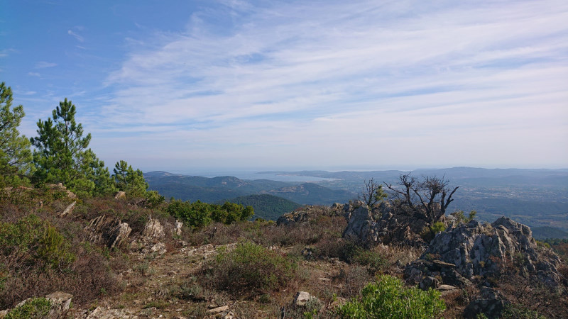 Vue sur le Golfe de Saint-Tropez