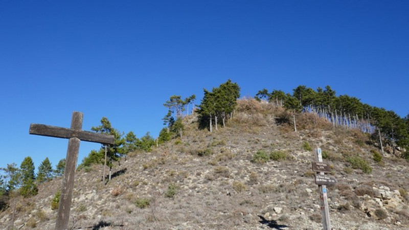 A la Croix de la Plastra, vers le Mont Auri