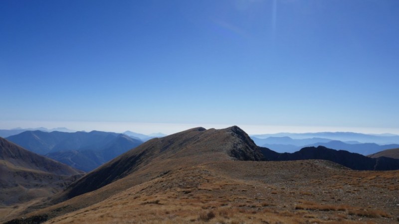 De la Cime des Lauses, vers la Costasse et la Tête de la Tranche