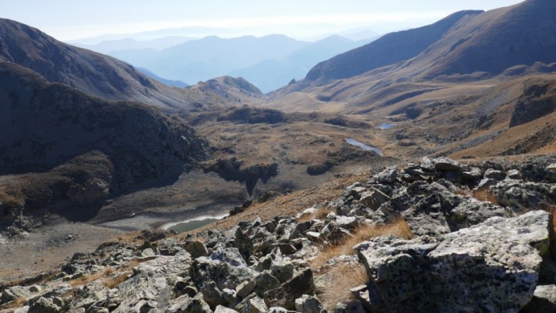 De la Tête du Barn, l'on voit au moins trois des lacs