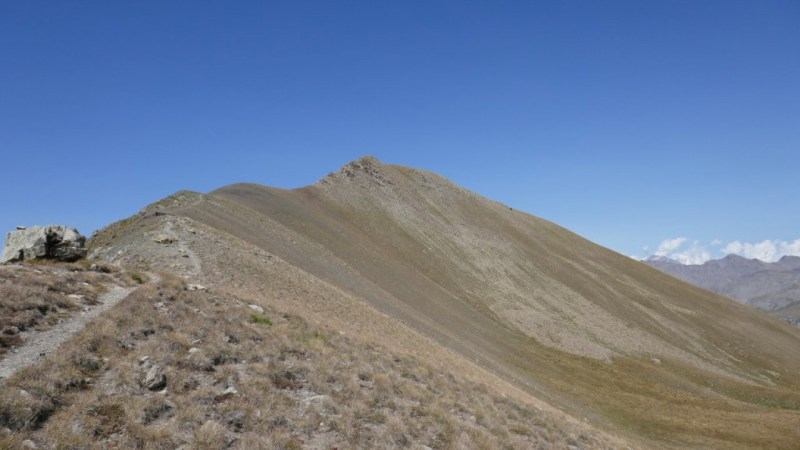 La crête finale de la Croix de l'Alpe