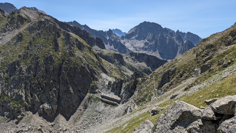 Col de Fenestre vue de haut