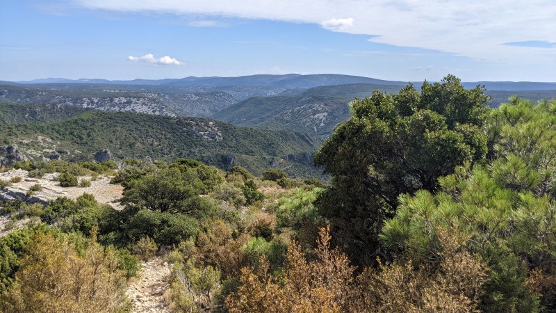 Point de vue dans la montée