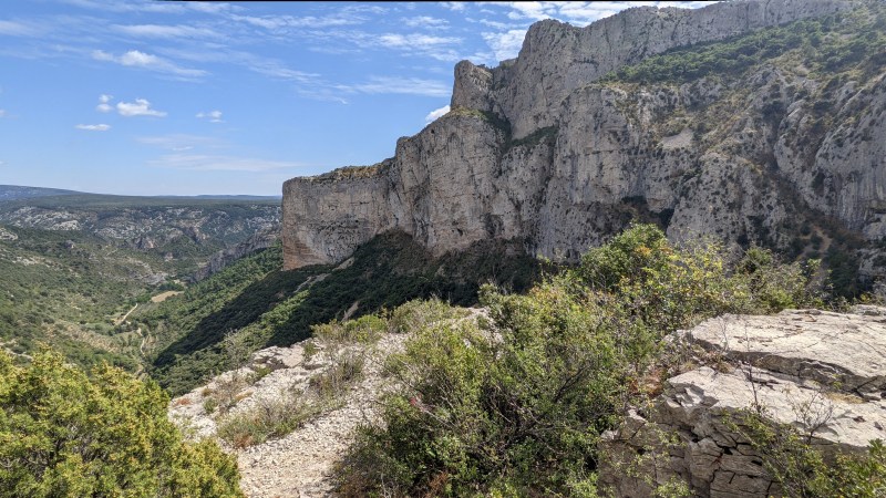 Les falaises du Cirque de l'Infernet