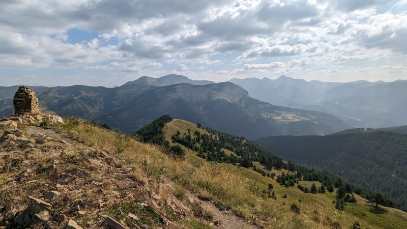 Point culminant de la journée, sur la Montagne de Rougnouse