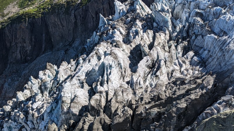 Détail du Glacier d'Argentière