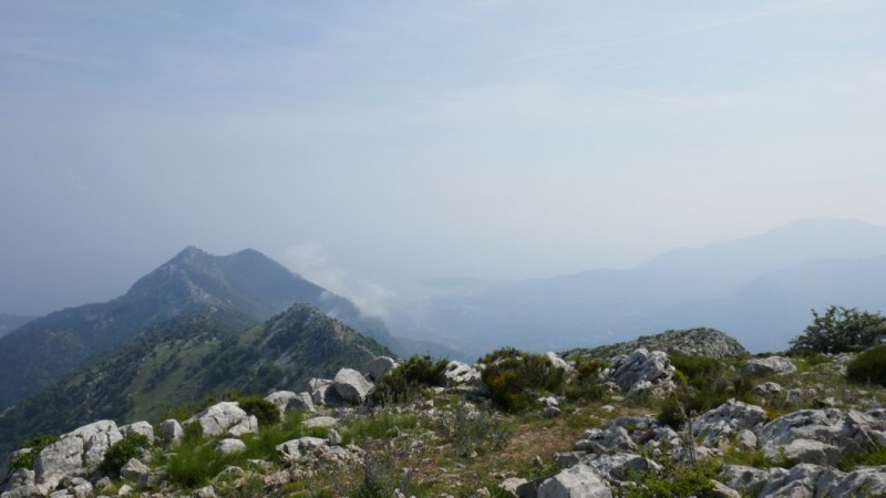 Vers le Roc d'Orméa et Menton