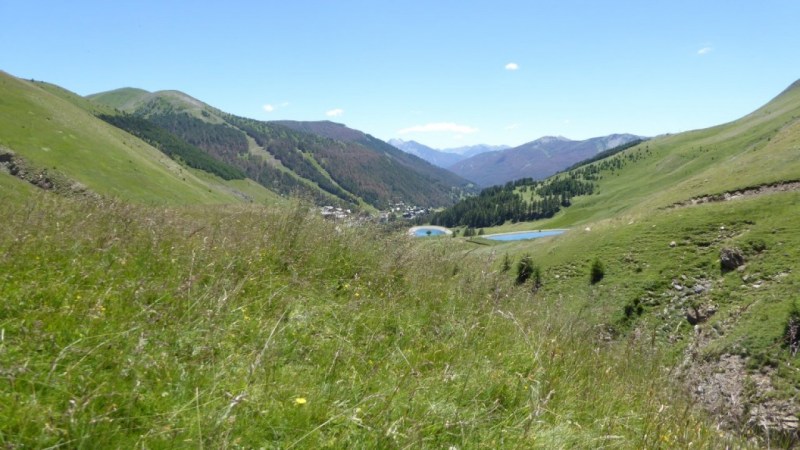 Vue sur la Foux-d'Allos