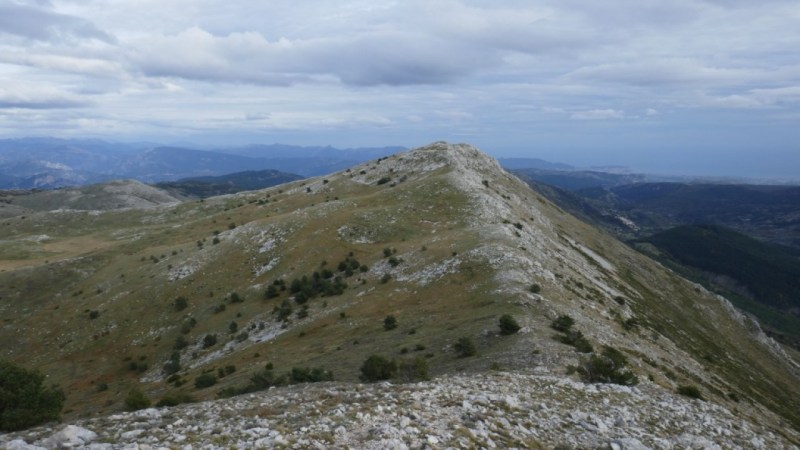 La ligne de crête vers la Croix de Verse