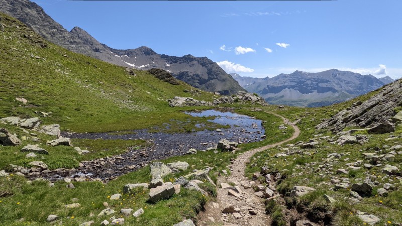 En quittant le Lac des Pisses