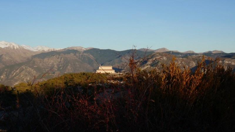 Sur le plateau de la Madone d'Utelle