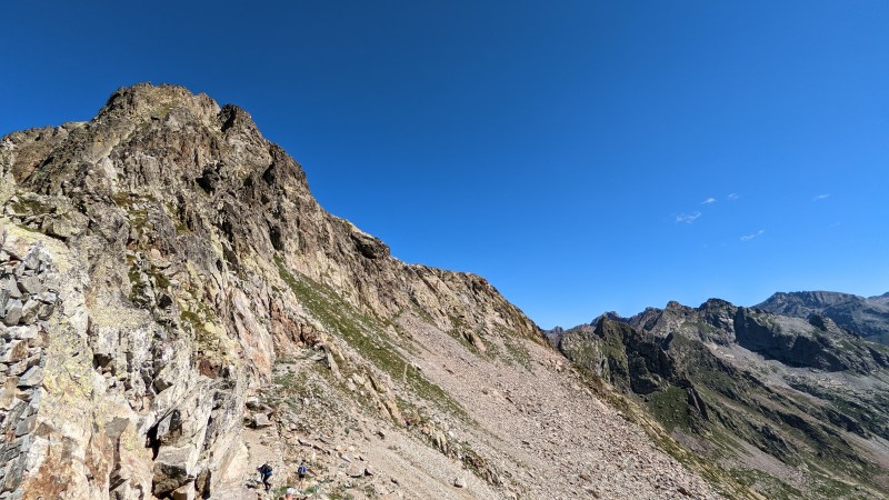 De la Baisse de Druos, la face sud-est du Malinvern