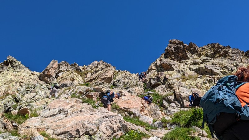 La première montée à escalader