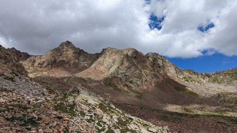 Dernière vue du Mont Malinvern, pendant que les nuages se forment