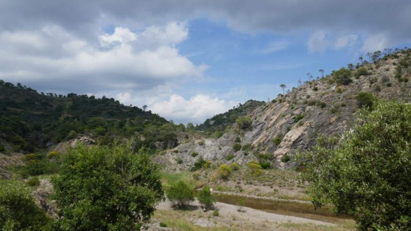 Départ dans le vallon du Reyran