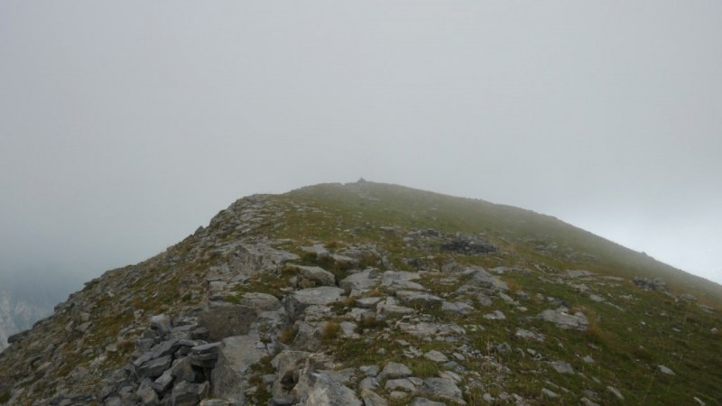 Au sommet de la Montagne de l'Estrop