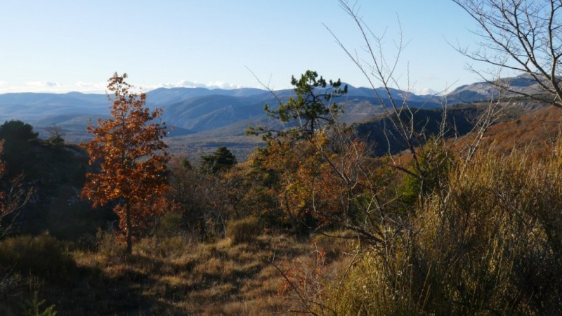 Paysage des Préalpes d'Azur