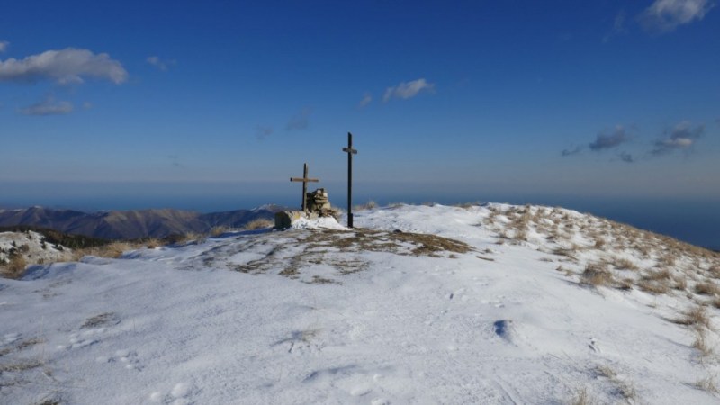 Au sommet du Monte Ceppo