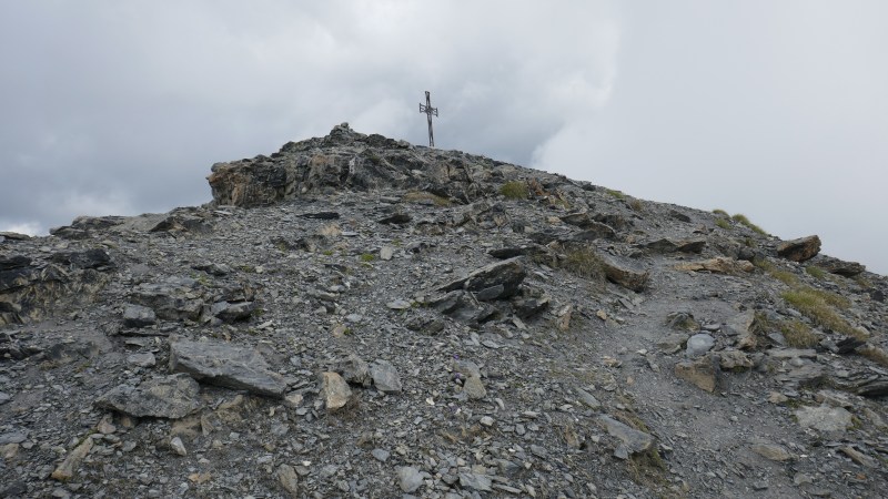 Sous le sommet du Mont Mounier